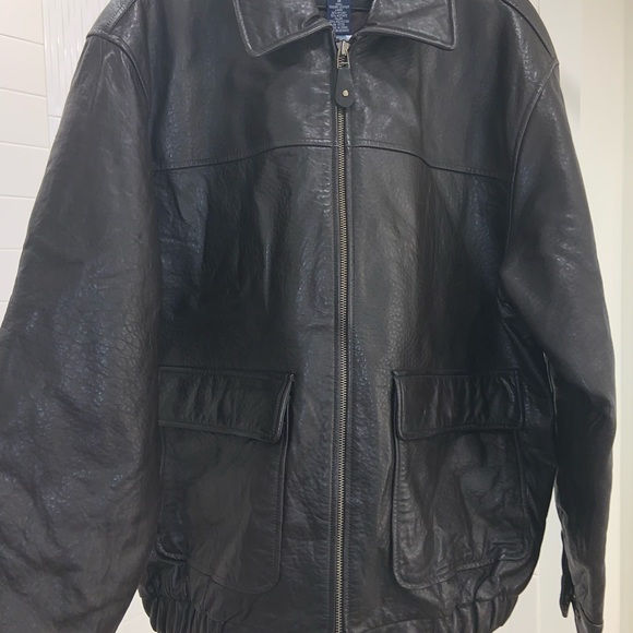 Cherokee Men’s Bomber Jacket | Genuine Leather - Picture 2 of 8